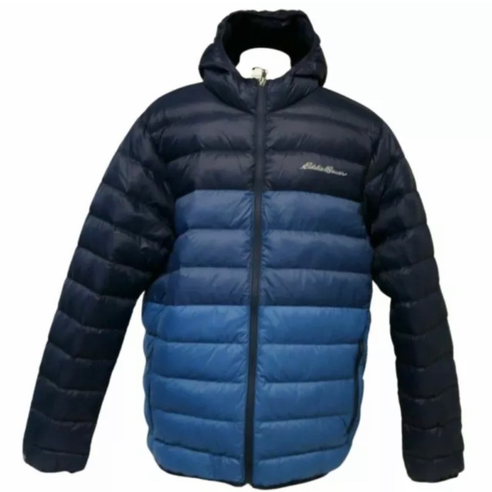 NWT Eddie Bauer Men’s Hooded 650 down jacket XL